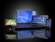 Electronics. Laptop, mobile phone, tablet pc and gps Electronics. Laptop, mobile phone, tablet pc and gps