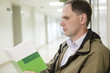 Patient in the polyclinic