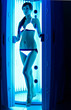 Girl in the solarium