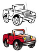 jeep coloring book