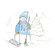 christmas snowman
