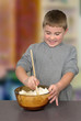 Child Stirring Batter