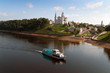 Belarus nice Vitebsk landscape view of St. Uspenski Cathedral ov