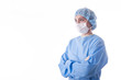 sterile femal nurse or sugeon waiting sterile femal nurse or sugeon waiting