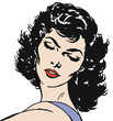 rostro de una mujer hermosa