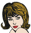 rostro de una mujer hermosa