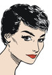 rostro de una mujer hermosa