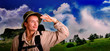 young man dressed in a tourist
