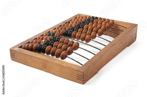 Photo: old school abacus old school abacus