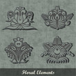 Floral Decoration Elements / Army style Floral Decoration Elements / Army style