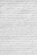 weiße ziegelstein wand vertikal
