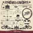 Vector calligraphy set