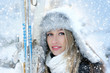 Portrait of young blond Caucasian woman Portrait of young blond Caucasian woman