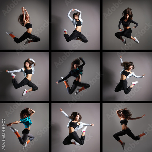 Photo: Young, attractive, sporty and sexy modern dancer Young, attractive, sporty and sexy modern dancer