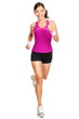 Foto: Runner woman isolated Runner woman isolated