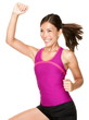 Aerobics zumba fitness woman
