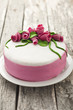 Homemade roses cake
