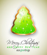 Elegant Eco Green Christmas tree