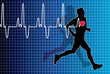heartbeat and running man