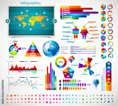 Vector: Premium infographics master collection: Premium infographics master collection: