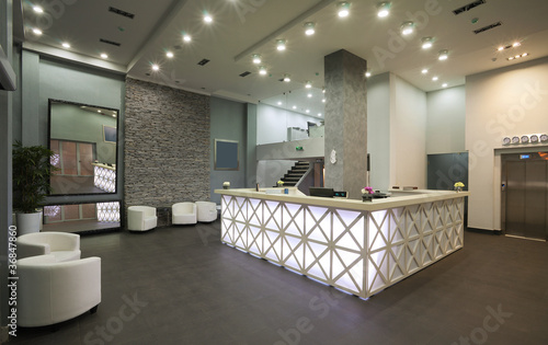 Illustration: Hotel reception Hotel reception