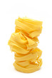 Foto: Stack of tagliatelle Stack of tagliatelle