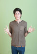 Hispanic Teen with Open Arms