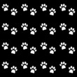 Background with white paw prints
