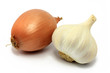 knoblauch mit zwiebeln