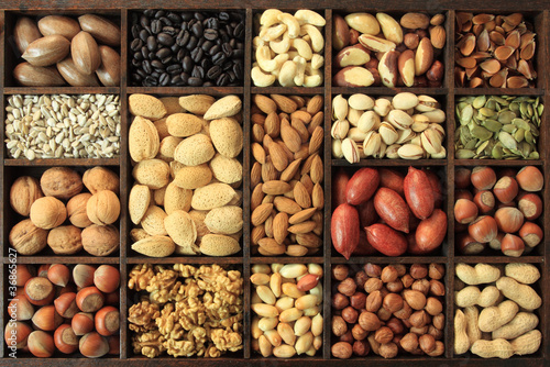 Photo: Nut varieties Nut varieties