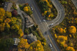 Highway Off-Ramp in Autumn