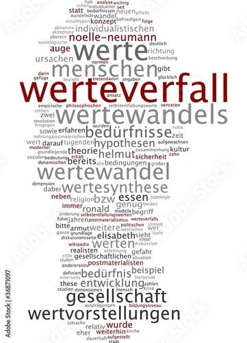 Illustration: Werteverfall Werteverfall