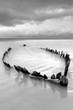 Photographie : The Sunbeam ship wreck on the Rossbeigh beach, Ireland