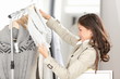 woman shopping clothes