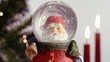 babbo natale e la neve