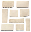 white news paper ripped message background