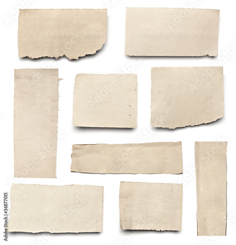 Photo: white news paper ripped message background white news paper ripped message background