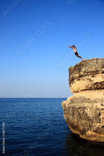 Photo: The plunge The plunge