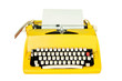 Vintage typewriter isolated Vintage typewriter isolated