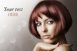 Fashion beauty portrait of glamour woman Fashion beauty portrait of glamour woman
