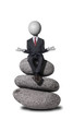 Photo: Homme d'affaires philosophe Headman concept Homme d'affaires philosophe Headman concept