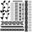 Ancient America ornaments on white