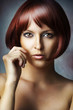 Fashion beauty portrait of glamour woman Fashion beauty portrait of glamour woman