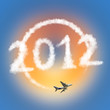 2012 Travel the world clouds concept
