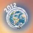 2012 Travel the world clouds concept