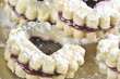 Weihnachtsplätzchen mit Füllung