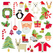 christmas icon set