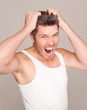 angry man