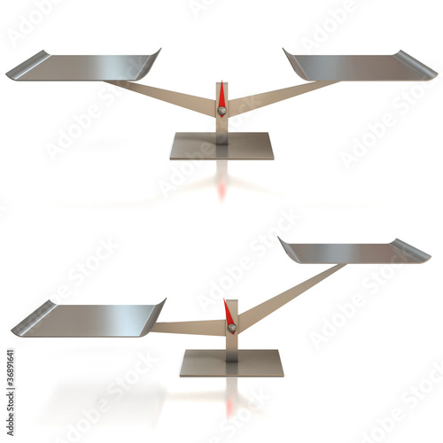 Illustration: balance scale balance scale