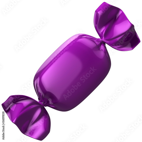 Illustration: candy on white background candy on white background